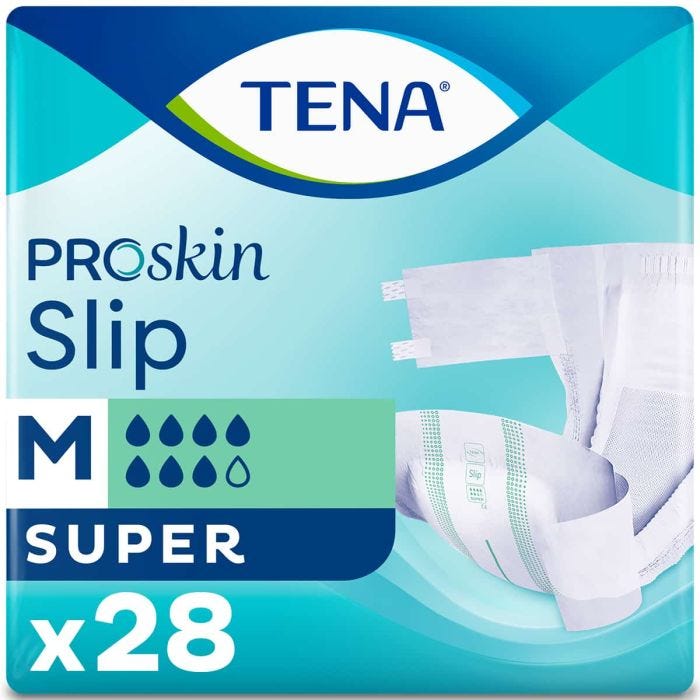 TENA Slip Super Medium (2450ml) 28 Pièces