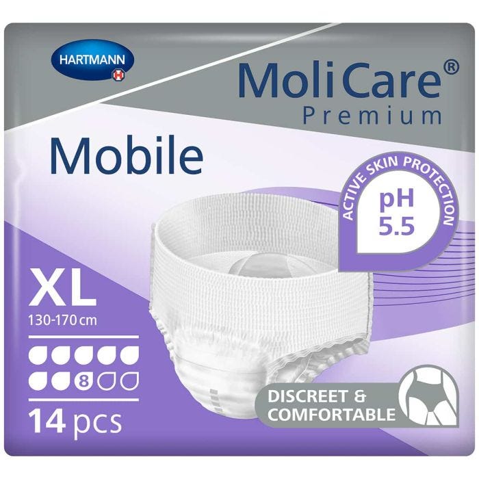 MoliCare Premium Mobile Pants 8 Drops XL (2421ml) 14 Pièces