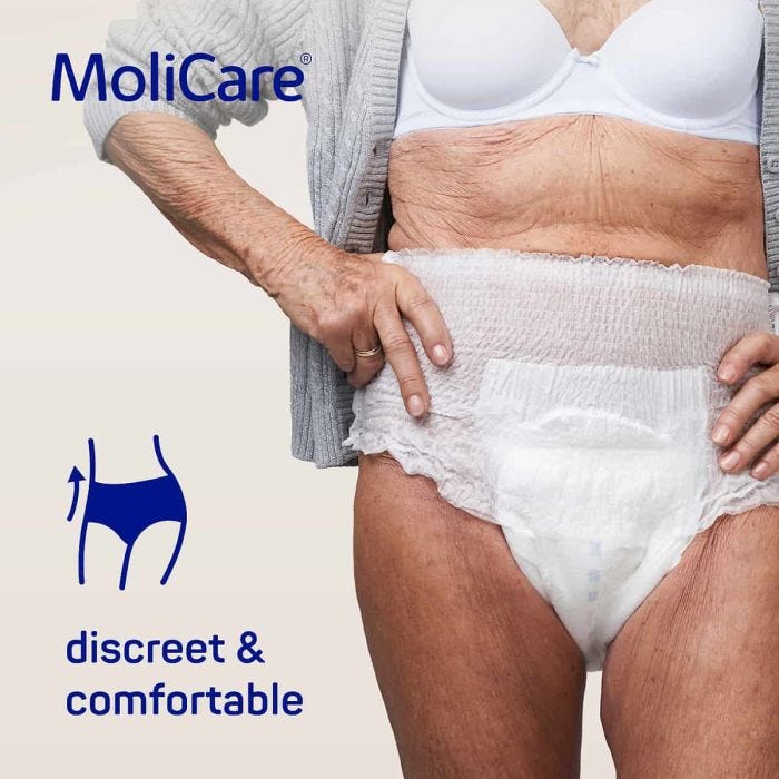 Multipack 4x MoliCare Premium Mobile Pants 8 Drops Small (1791ml) 14 Pièces