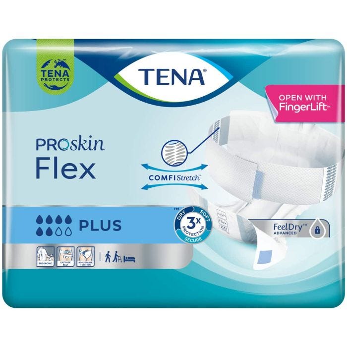 TENA Flex Plus Medium (1780ml) 30 Pièces - Flex Plus Med Pack