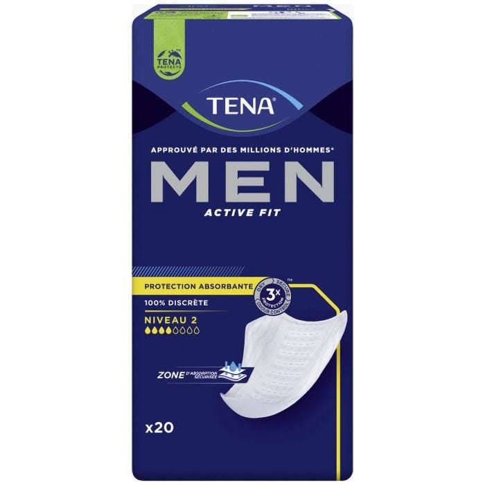 TENA Men Active Fit Niveau 2 (450ml) 20 Pièces