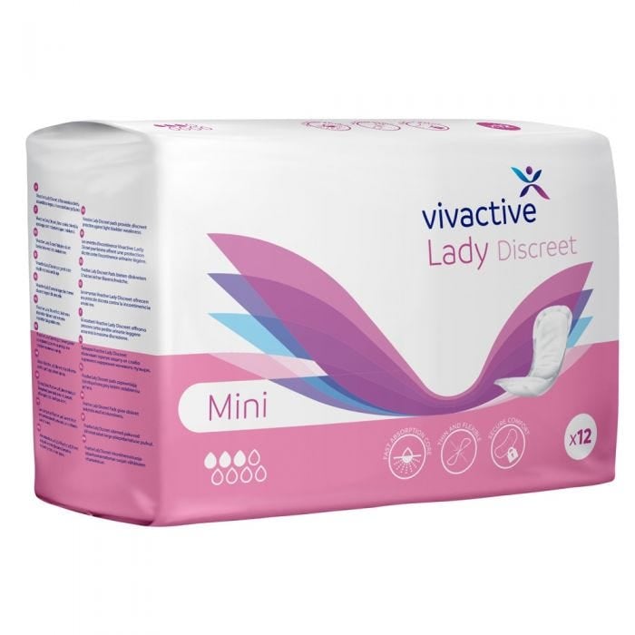 Vivactive Lady Discreet Mini (320ml) 12 Pièces