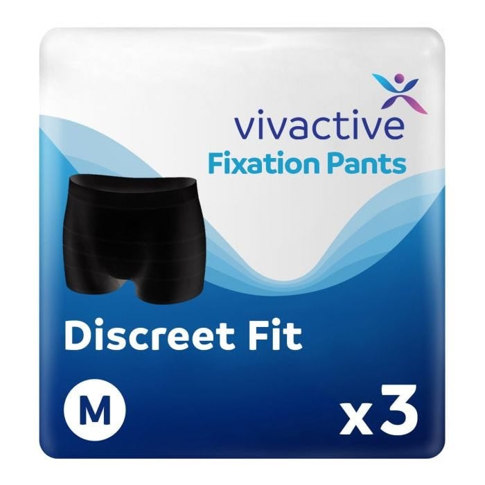 Vivactive Premium Discreet Fixation Pants Black Medium 3 Pièces