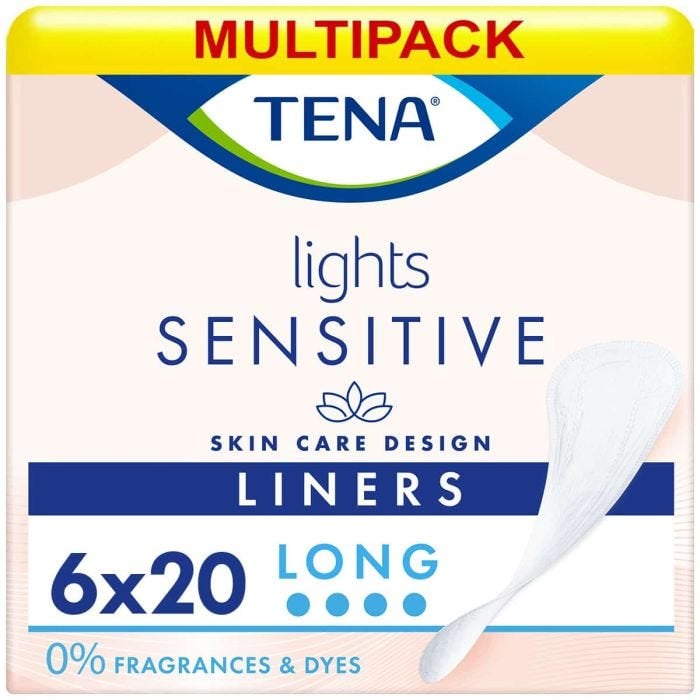 Multipack 6x TENA Lights Sensitive Long (111ml) 20 Pièces - multi mobile