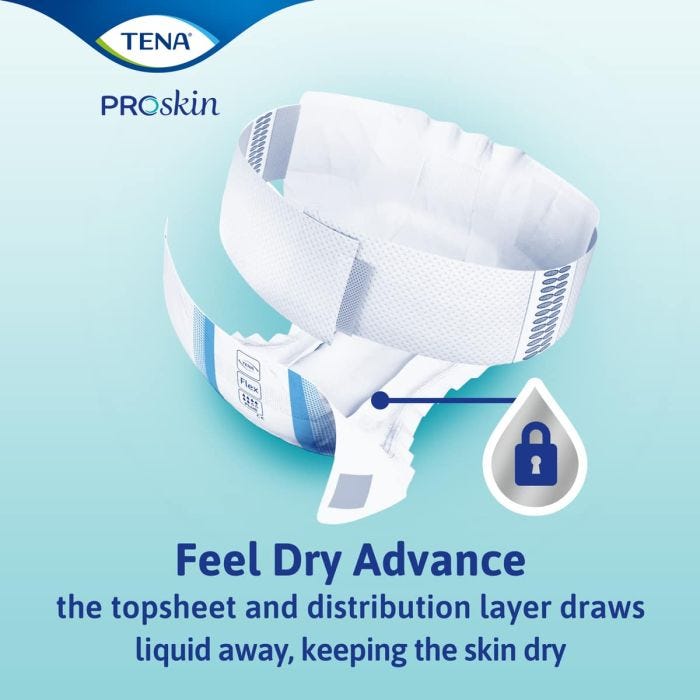 TENA Flex Plus Medium (1780ml) 30 Pièces - Feel dry advance