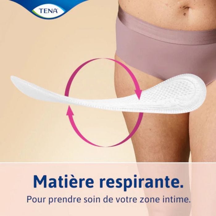 TENA Lights Sensitive Discret (60ml) 28 Pièces - matiere respirante