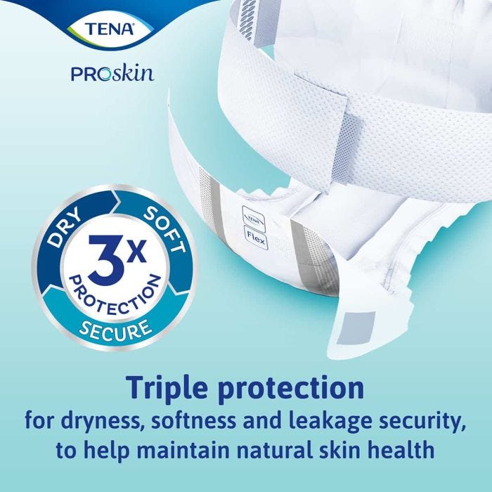 TENA Flex Ultima Medium (3866ml) 20 Pièces - Triple protection