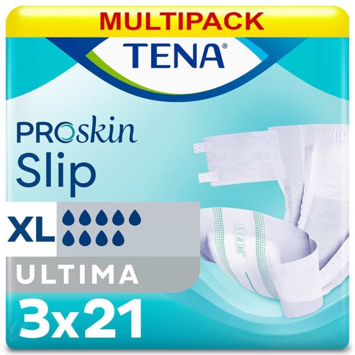 Multipack 3x TENA Slip Ultima XL (4550ml) 21 Pièces