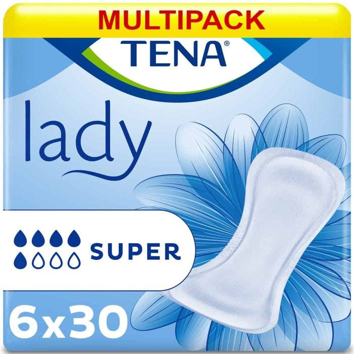 Multipack 6x TENA Lady Super (860ml) 30 Pièces