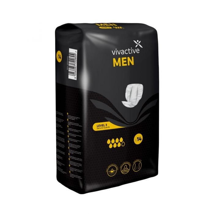 Multipack 12x Vivactive Men Level 3 (700ml) 14 Pièces