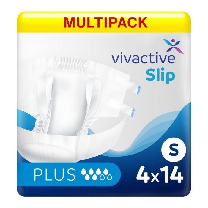 Multipack 4x Vivactive Slip Plus Small (1800ml) 14 Pièces