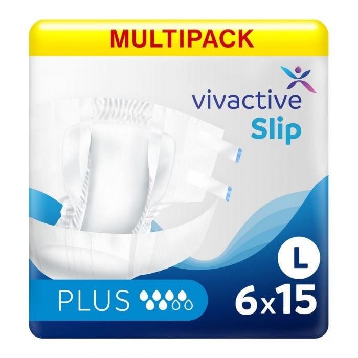 Multipack 6x Vivactive Slip Plus Large (2350ml) 15 Pack