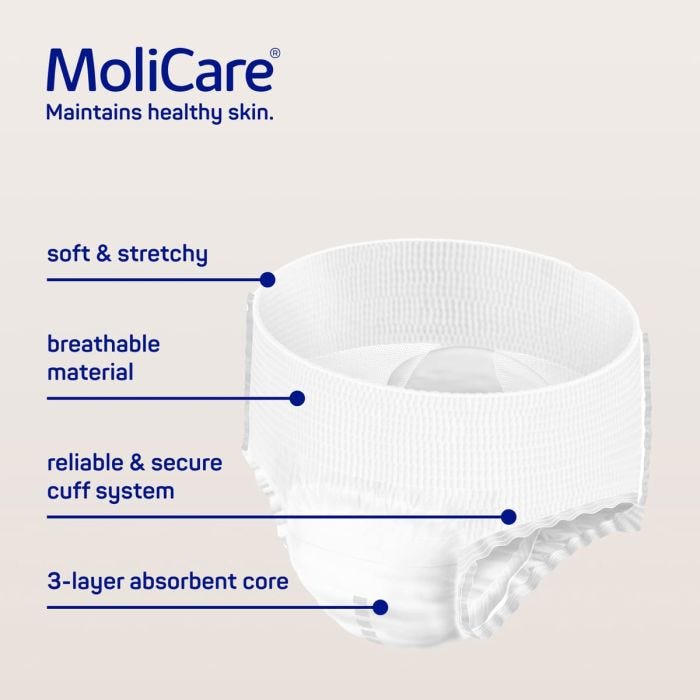 MoliCare Premium Mobile Pants 6 Drops Small (1475ml) 14 Pièces