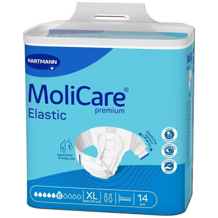 MoliCare Premium Elastic 6 Drops XL (2786ml) 14 Pièces