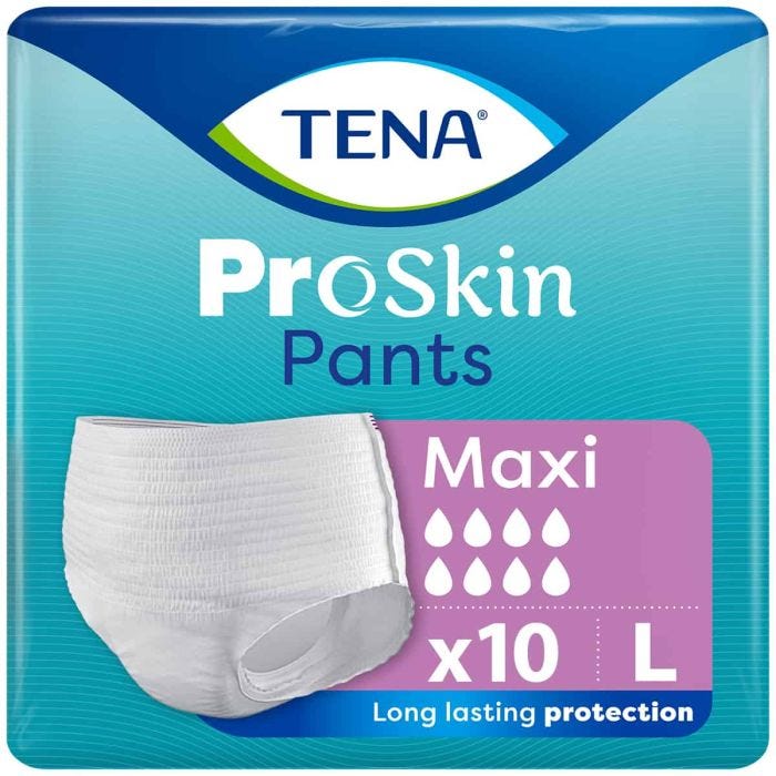 TENA ProSkin Pants Maxi Large (2550ml) 10 Pièces - pants packaging