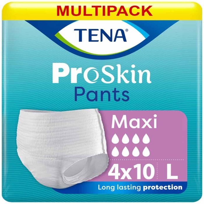 Multipack 4x TENA Pants Maxi Large (2550ml) 10 Pièces