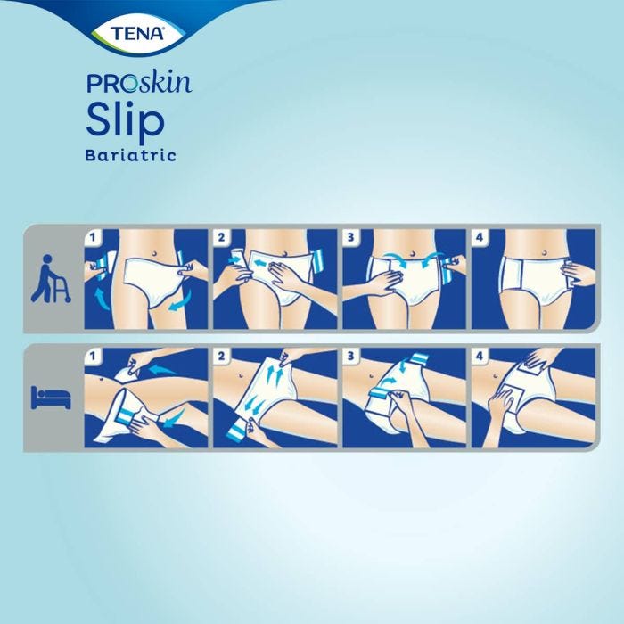 TENA Slip Bariatric Super XXXL (3080ml) 8 Pièces