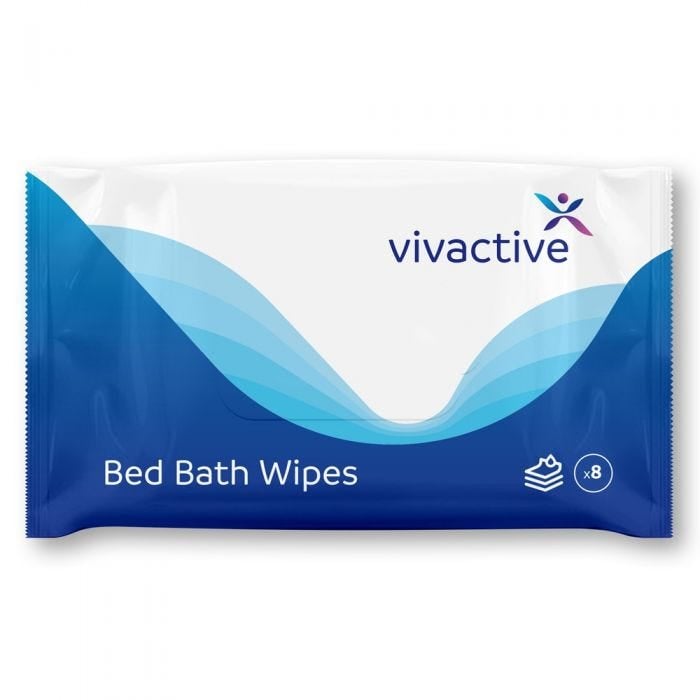 Vivactive Bed Bath Wipes 8 Pièces