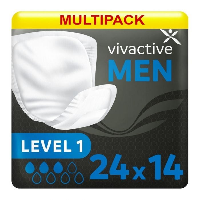 Multipack 24x Vivactive Men Level 1 (285ml) 14 Pièces