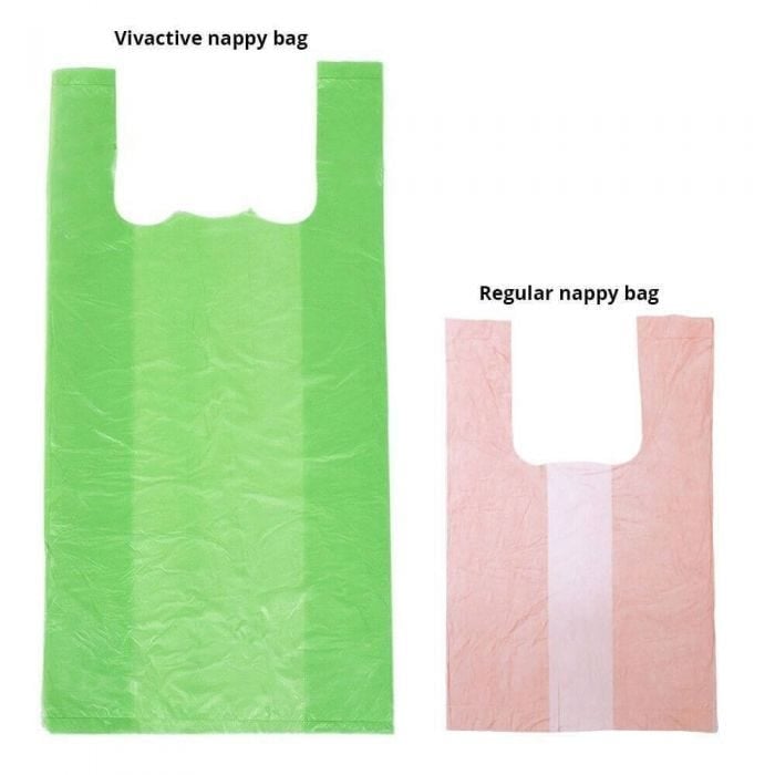 Vivactive Incontinence Nappy Disposal Bags XL 100 Pièces