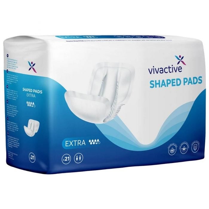 Multipack 6x Vivactive Shaped Pads Extra (2350ml) 21 Pièces