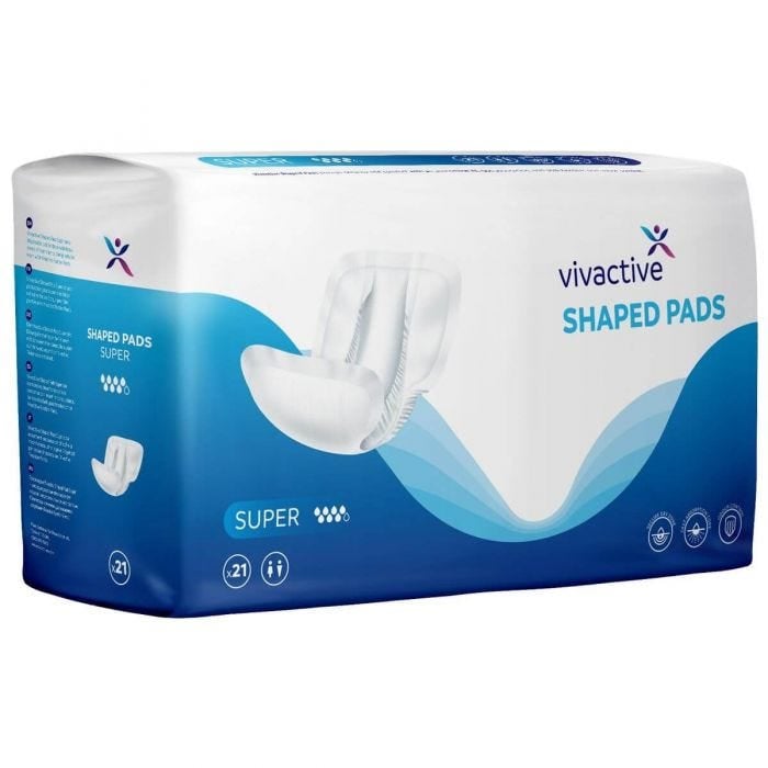 Vivactive Shaped Pads Super (2900ml) 21 Pièces