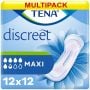 Multipack 12x TENA Discreet Maxi (798ml) 12 Pièces