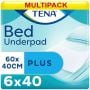 Multipack 6x Alèses TENA Bed Plus 60x40cm (700ml) 40 Pièces