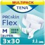 Multipack 3x TENA Flex Super Medium (2179ml) 30 Pièces