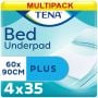 Multipack 4x Alèses TENA Bed Plus 60x90cm (1670ml) 35 Pièces