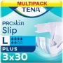 Multipack 3x TENA Slip Plus Large (2400ml) 30 Pièces