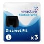 Vivactive Premium Discreet Fixation Pants Black Large 3 Pièces