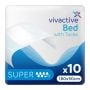 Alèses Vivactive Bed Pads with Tucks 180x90cm (1650ml) 10 Pièces