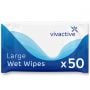 Vivactive Large Wet Wipes 50 Pièces