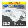 Multipack 4x MoliCare Premium Elastic 10 Drops Large (4200ml) 14 Pièces