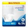 Multipack 4x Vivactive Pants Plus XL (1700ml) 14 Pièces