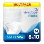 Multipack 8x Vivactive Pants Maxi Medium (2200ml) 10 Pièces