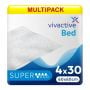 Multipack 4x Alèses Vivactive Bed Pads 60x60cm (1050ml) 30 Pièces