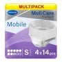 Multipack 4x MoliCare Premium Mobile Pants 8 Drops Small (1791ml) 14 Pièces