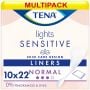 Multipack 10x TENA Lights Sensitive Normal Single Wrap (92ml) 22 Pièces - mobile