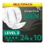 Multipack 24x Vivactive Men Level 2 (500ml) 10 Pièces