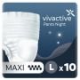 Vivactive Pants Night Maxi Large (2300ml) 10 Pack - mobile