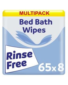 Multipack 65x Vivactive Lingettes Imprégnées Légèrement Parfumées (8 Pièces)