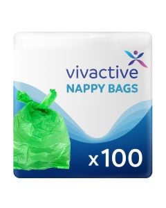 Vivactive Incontinence Nappy Disposal Bags XL 100 Pièces