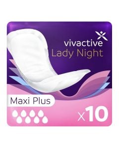 Vivactive Lady Night Maxi Plus (1000ml) 10 Pièces