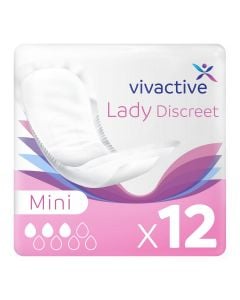 Vivactive Lady Discreet Mini (320ml) 12 Pièces