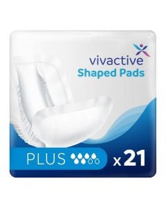 Vivactive Shaped Pads Plus (1900ml) 21 Pièces