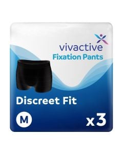 Vivactive Premium Discreet Fixation Pants Black Medium 3 Pièces