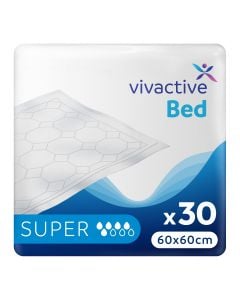 Alèses Vivactive Bed Pads 60x60cm (1050ml) 30 Pièces