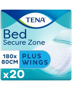 Alèses TENA Bed Plus Wings 180x80cm (2300ml) 20 Pièces